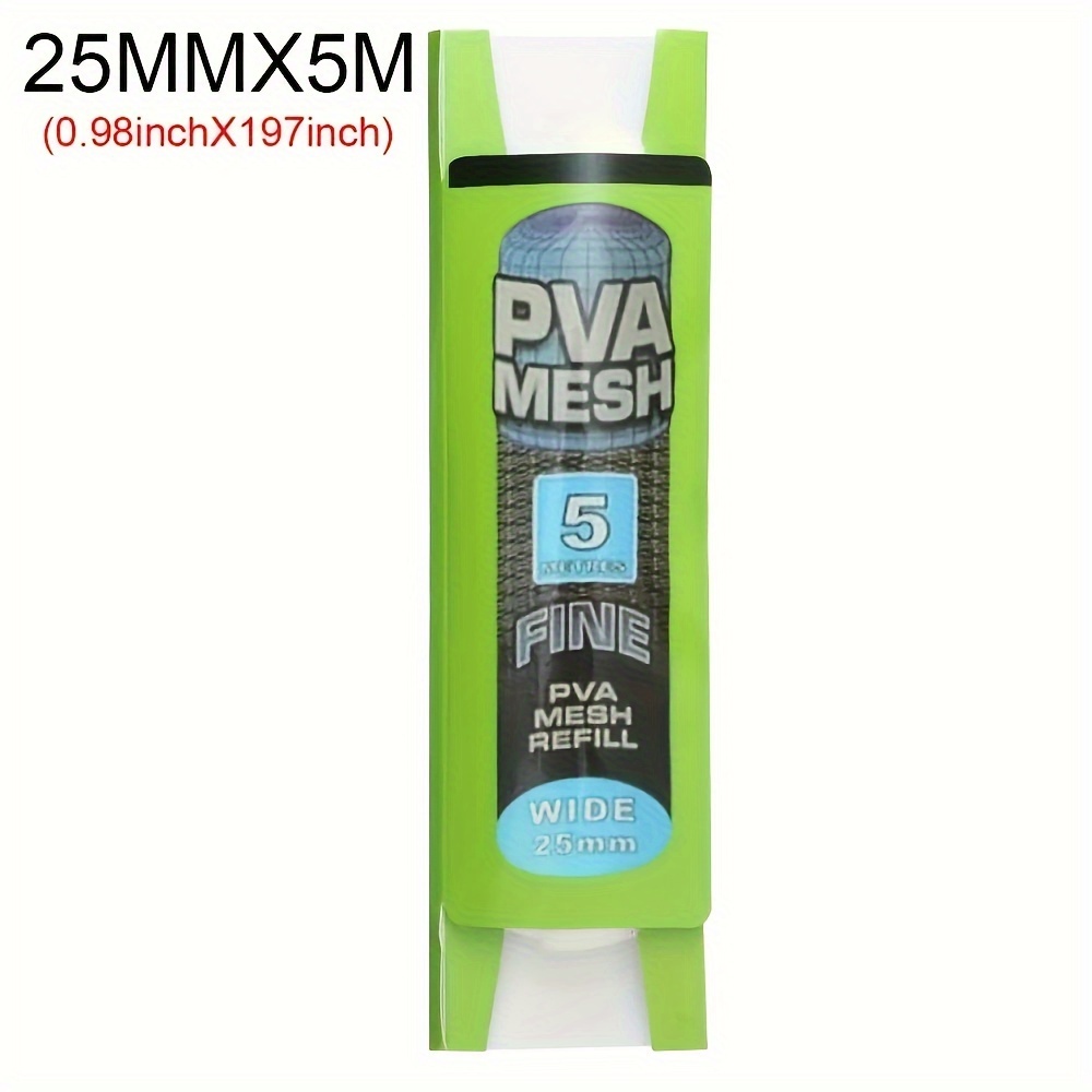 10 stuks 5m pva viskerijmouw pva viskerijtas mouw wateroplosbare mouw karper vissen voeder val vleesvangers vissen gereedschap 25mm/37mm