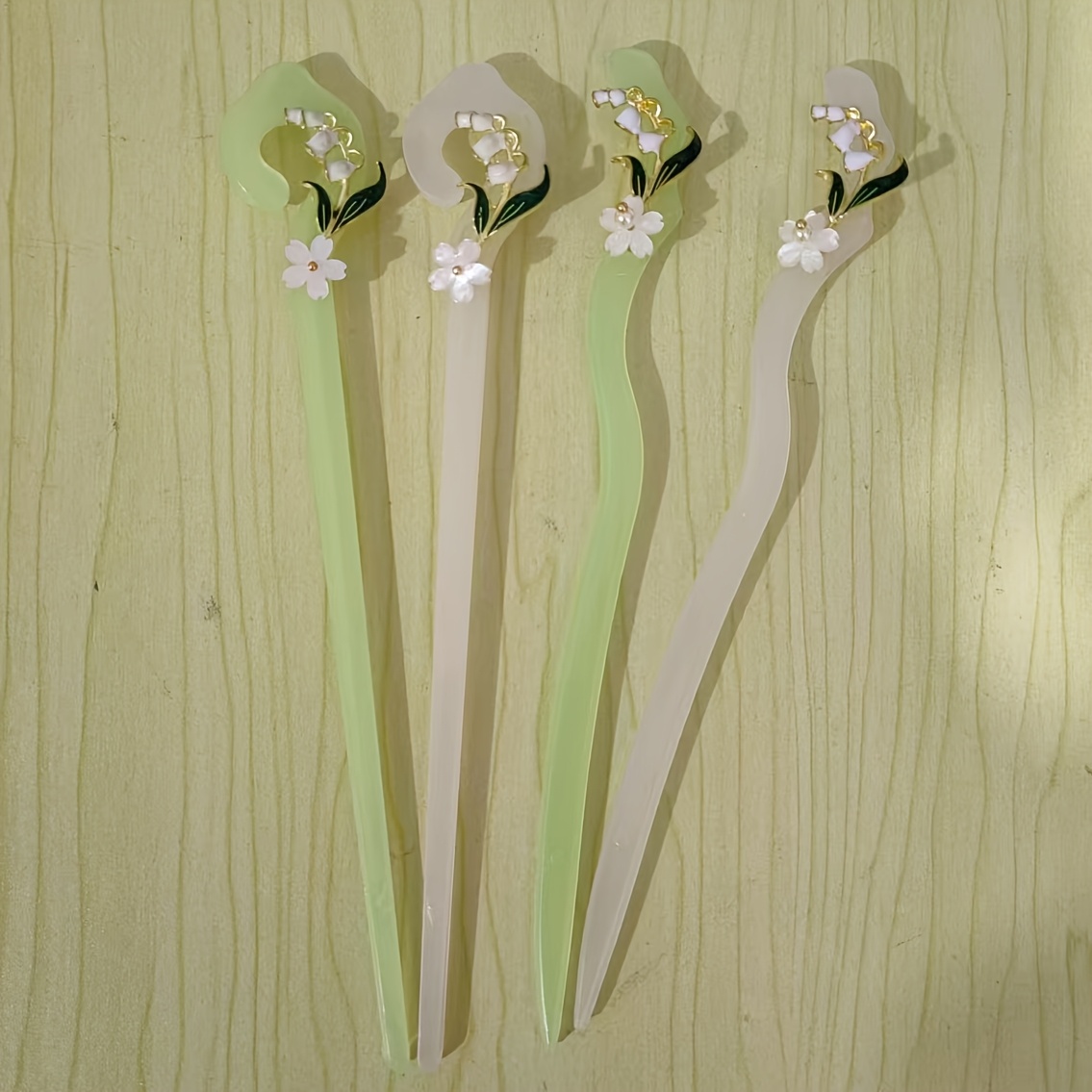 4pcs/set Chinese Style Hair Stick Elegant Hair Chopstick Ancient Costume Hair Additions For Women