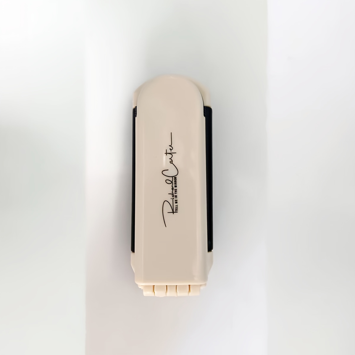 Image of 1pc Portable Folding Hair Brush With Small Mirror-anti-static Small Comb, Stretchable Mirror-special For Mini Travel Size, Suitable For All Hair-types