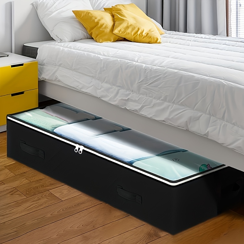 

Under-bed Storage Organizer - Portable For Clothes, Shoes & Blankets | Machine Washable Non-woven Fabric | Home Decor & Organization