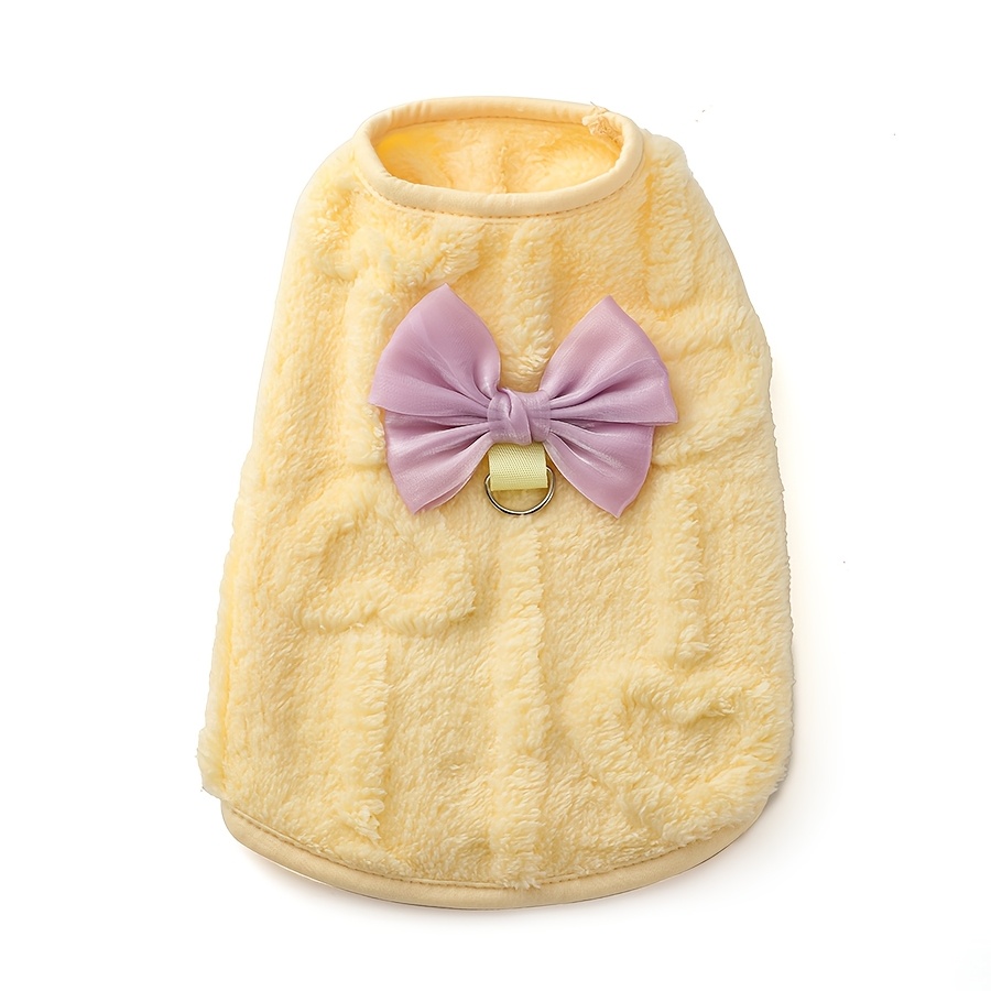 TEMU Abbigliamento per cani /inverno con fiocchi. Vestiti gambe pi羅 di per orsi, , canottiere e abbigliamento per animali domestici