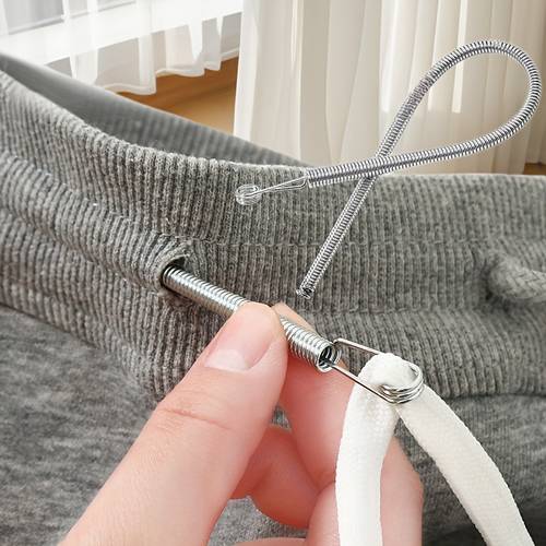 effizienter fädenzieher, einfache einführung des fadens, für verschiedene nadelarbeiten, heimschneidwerkzeug, biegsames fadentool, mehrzweck-elastisches gürtelgurt, seilgewebter gürtel-assistent-sprunghilfe