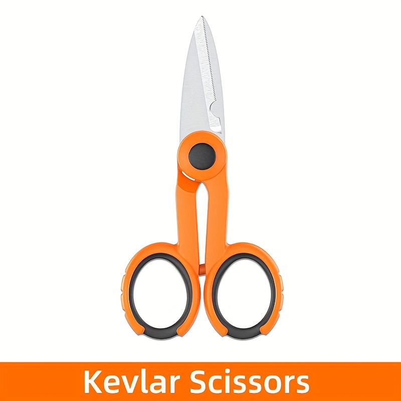1pc Premium Fiber Optic Cutting Scissors - Sharp Shears For Fiber, Jumper Wires & Pigtails | Essential Tool (color: Black/gray, Colors )