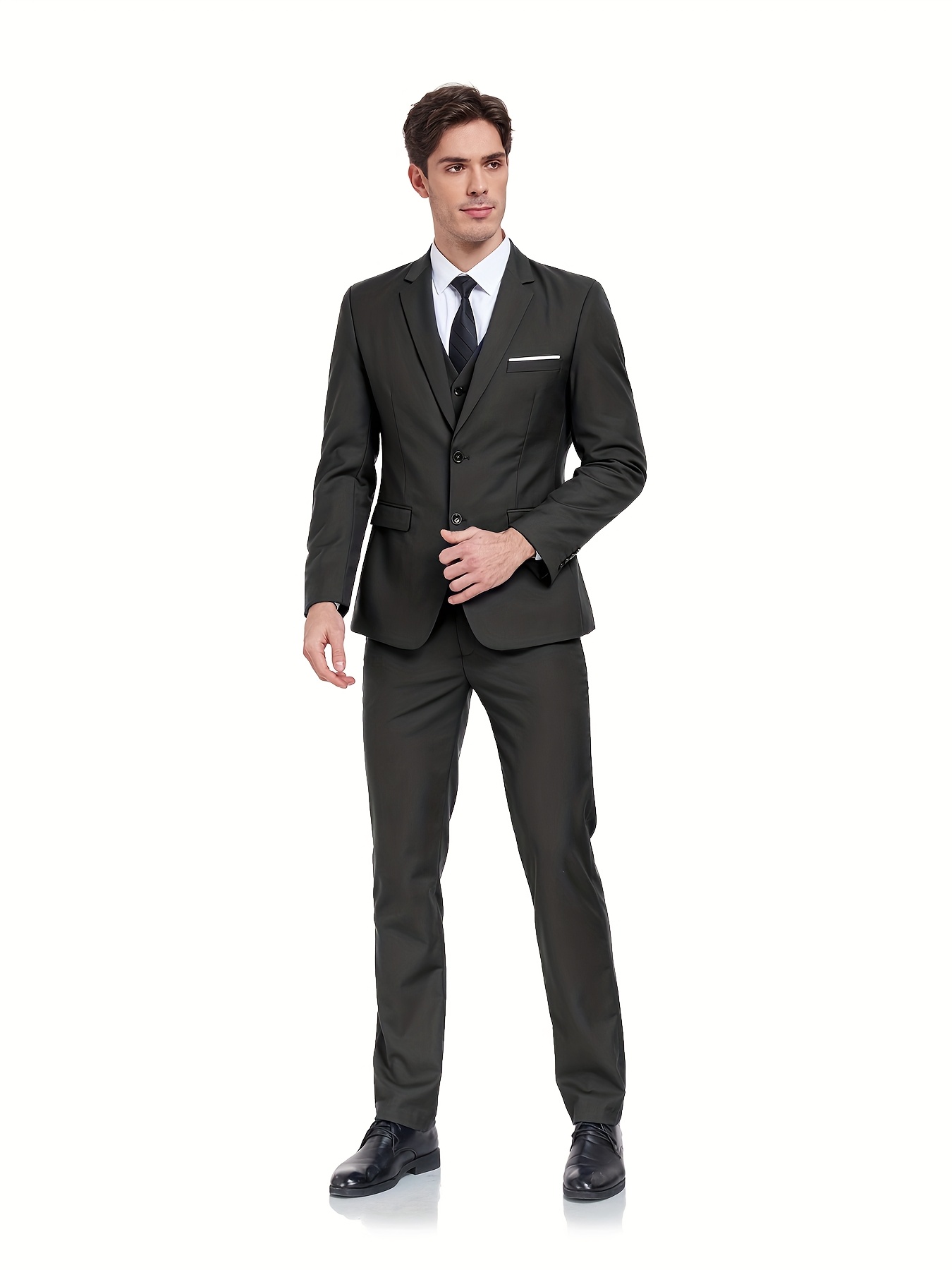 Conjunto de Traje para Hombre Piezas para Fiestas de Negocios  Vacaciones, Festivales, Vestidos Formales, Chaqueta, Tuxedo, B