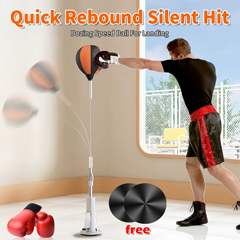 indoor boxing reaction ball used to train your   high quality standing speed ball with a strong suction cup suitable for adult boxing training and fitness   with   terrain rubber mats