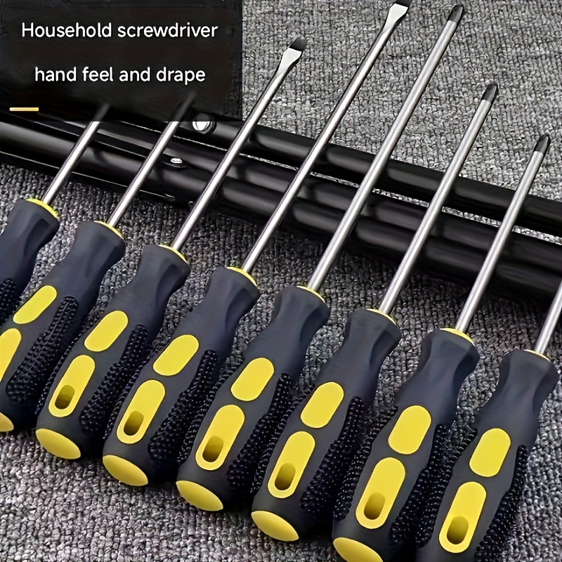 anthropometric magnetic screwdriver set with anti slip handle tamper proof anti static strong   single   and phosphated steel head style phillips and flathead screwdrivers ideal for professional industrial maintenance durable home use suitable for household auto repair and industrial work Product details 9