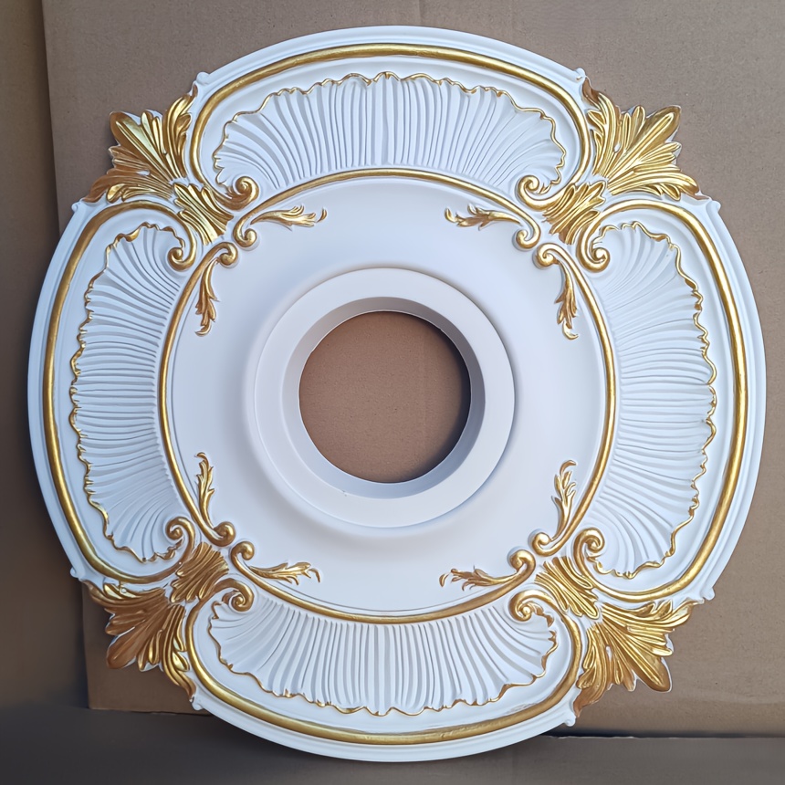 TEMU Medaglione da soffitto a e , accessorio decorativo per lampadari, accessorio per lampadario a e , 12.9/17.9 pollici, base decorativa, texture ,