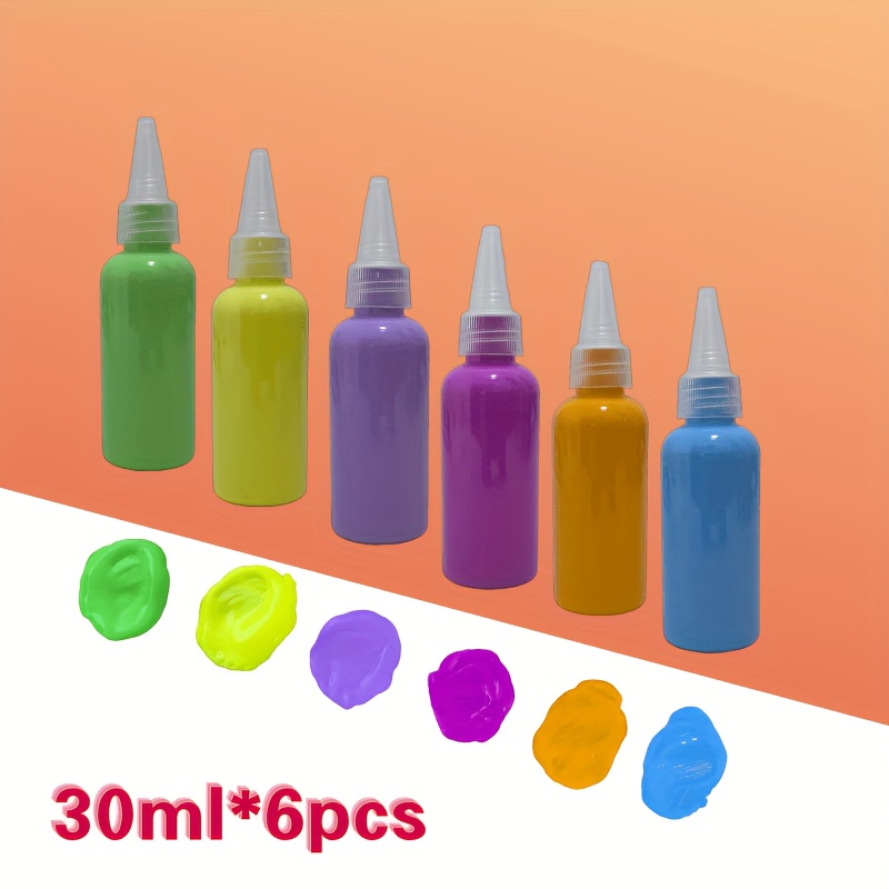 Pro Acrylic Paint Set - 6 | 6 Secondary Shades, Non-toxic, Fast-drying, High Coverage | For Canvas/rock For Art/handcrafts | For Art Students