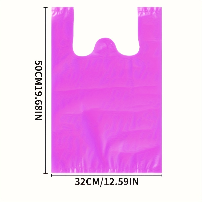 TEMU Plastic Bags Gift Bags Supermarket Shopping Bags Merchandise Bags Portable Vest Tote Bags Thank You Bags Grocery Bags Are Restaurants, Retail