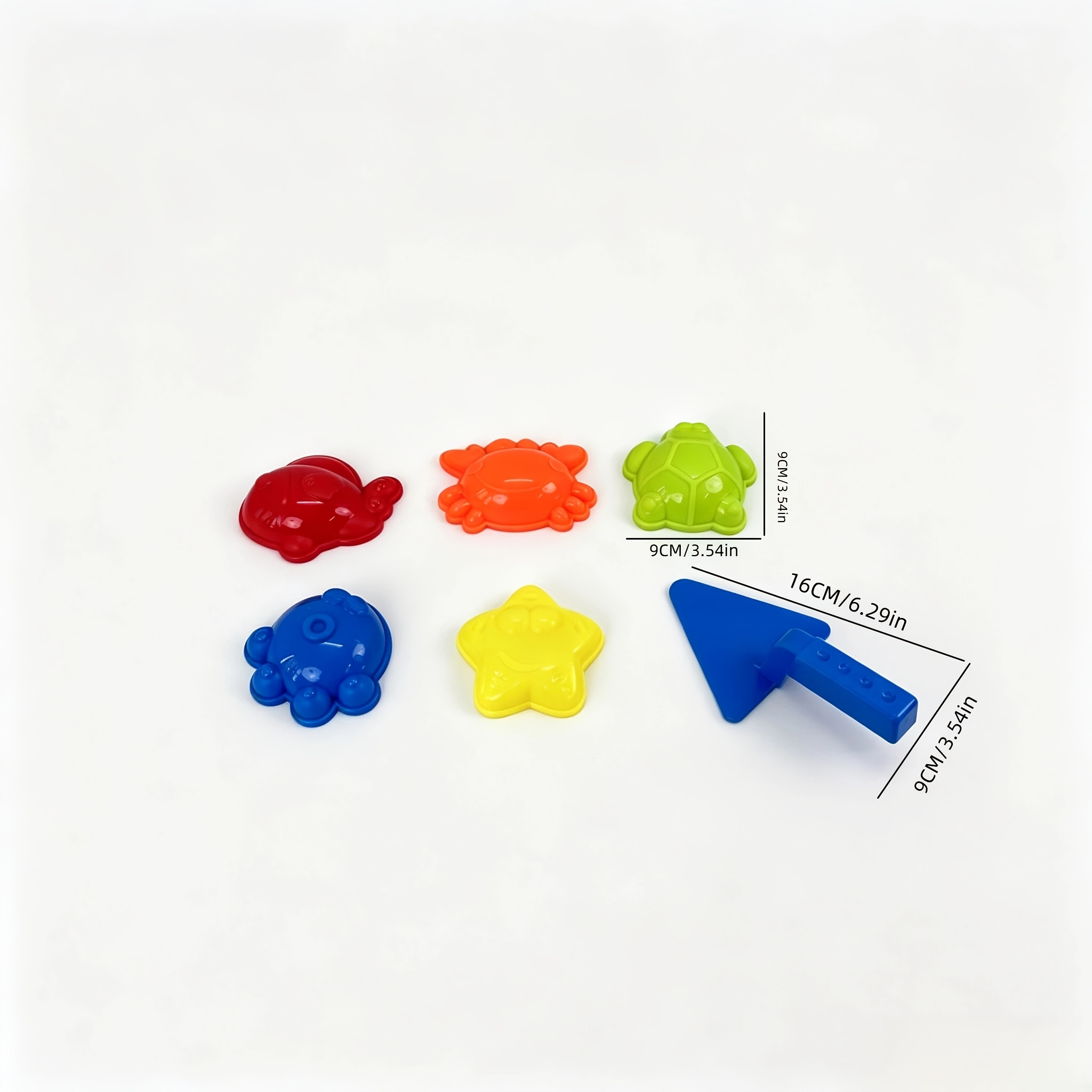 Ocean Series 6pcs Sand Mold Set for Play