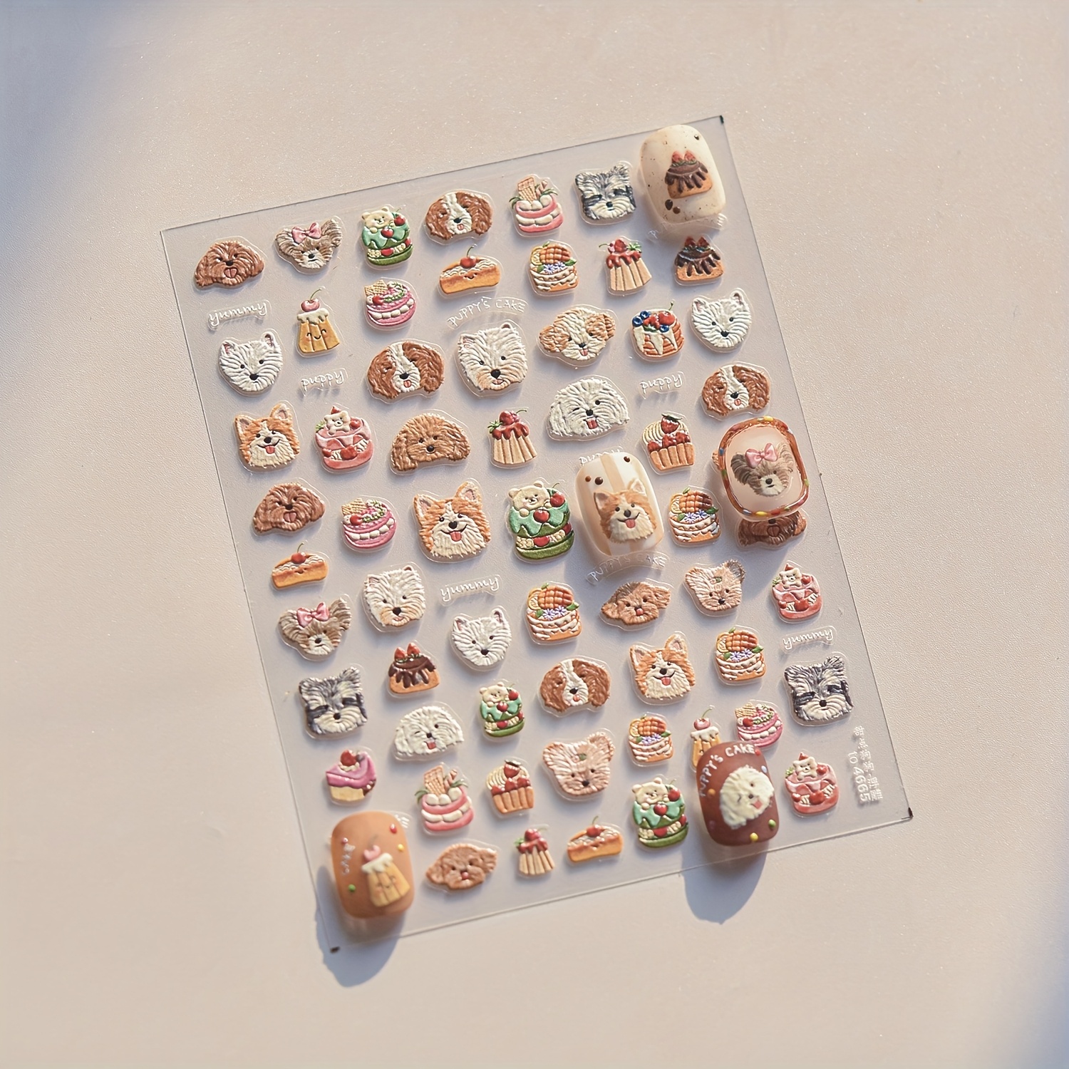 

Dog & Bear- Art Decals, 1 Set - & , & Embellishments, Formaldehyde-free, Decor