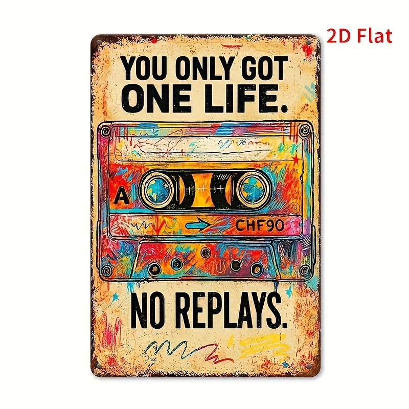 E-shop Eine Retro " Live " Holz Wandkunst, farbenfrohes Schallplatten Design, Landhaus, Bar, Café, Garage Dekoration - Robustes Eisen, Holz Wandkunst