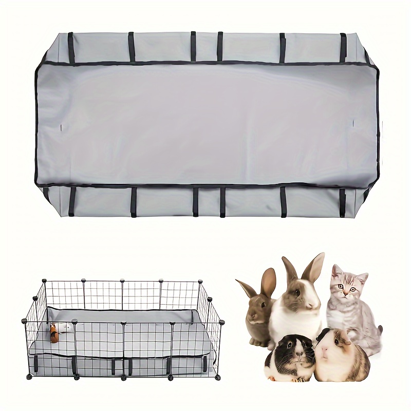 

Waterproof & Washable Guinea Pig Cage Liner - Ideal For Rabbits, & Small Pets, Stainless Steel, No Cage Included