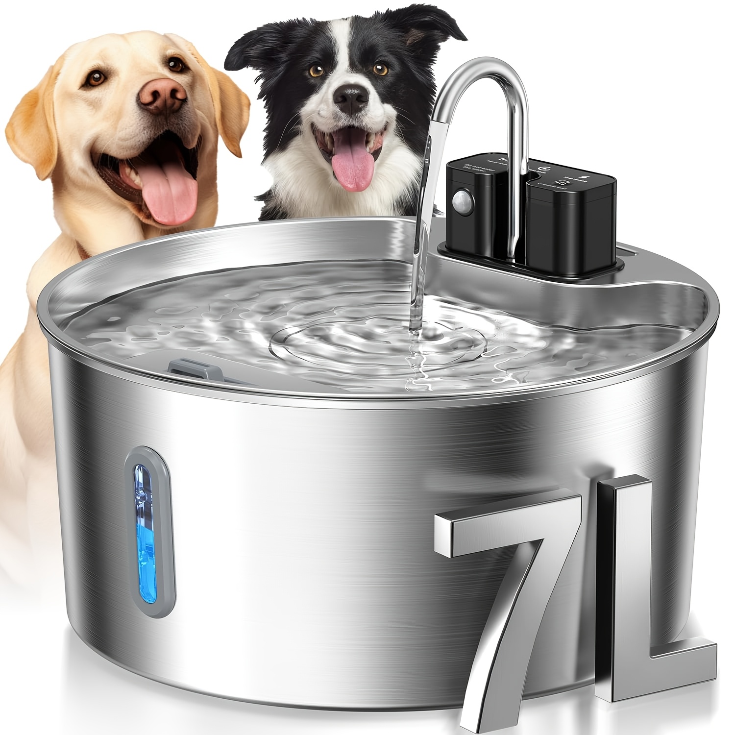 18 8 stainless steel slow feeder dog bowl Standard Stainless-Steel Brake-Fast Slow Feed Bowl – QT Dog ~ Quality Pet  Products main image 0