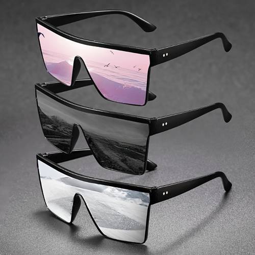 womens glasses oversized frame with integrated cool lenses mens and womens party accessories photo props great gift christmas present