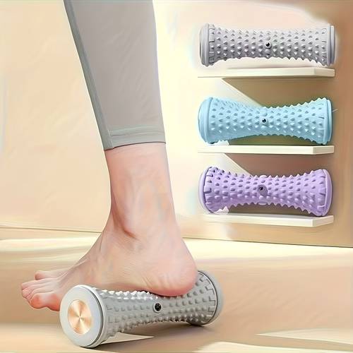 1pc Fascia Roller, Massage Roller with Deep Tissue Massage Textured Surface, Home Use Rolling Trainer, Manual Operation, Plastic Material for , Ideal for Yoga and Fitness Enthusiasts, Home , Yoga