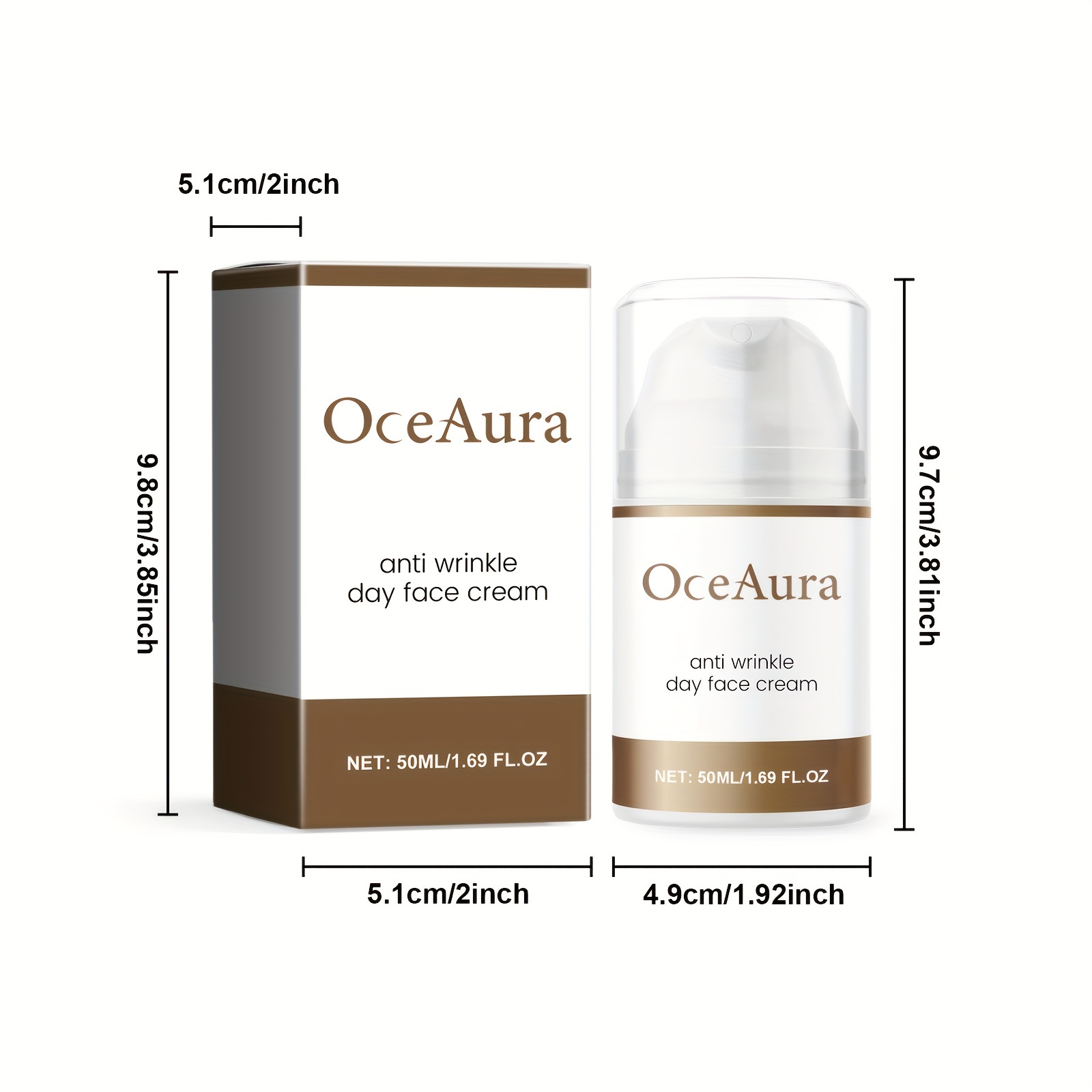 Crème Hydratante Anti rides Oceaura 50ml/1.69fl.oz Unisexe - Temu France