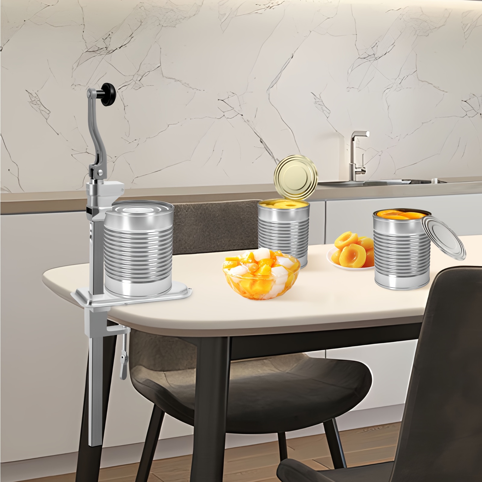 TEMU Manual Can Opener Hotel Commercial Can Tabletop Rotary Bottle Opener