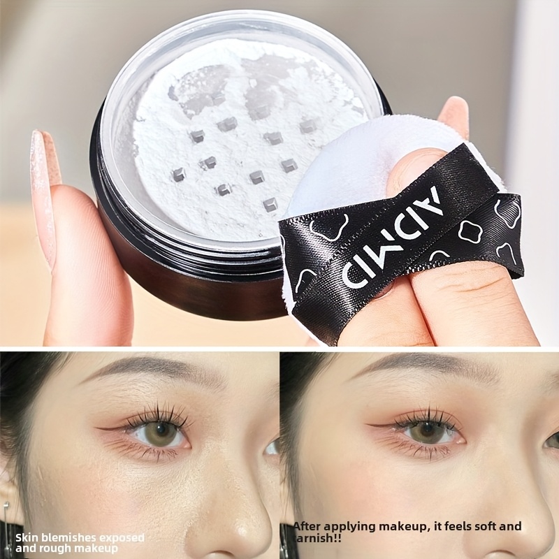   refreshed setting loose powder long lasting oil control waterproof non   setting powder light and breathable coverage finishing powder party  