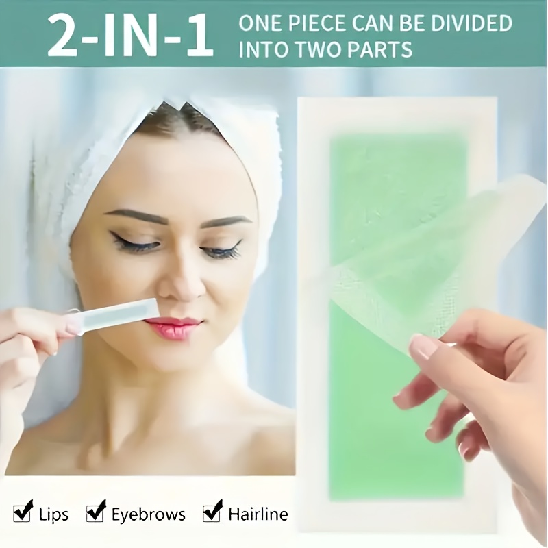 Painless Hair Removal Wax Strips Skin Types Multi Temu