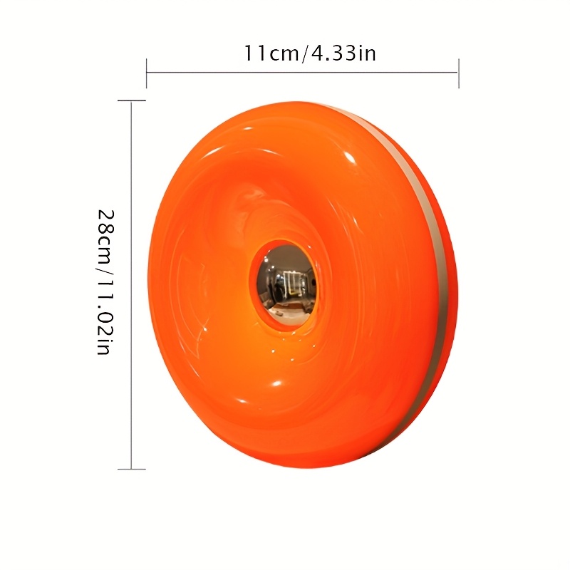Modern USB-Powered Donut Wall Light/Table Lamp with Dimming