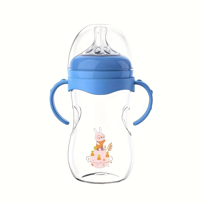 Spill Proof Milk Straw Bottles For Toddlers JOYWA Soft Spout Sippy