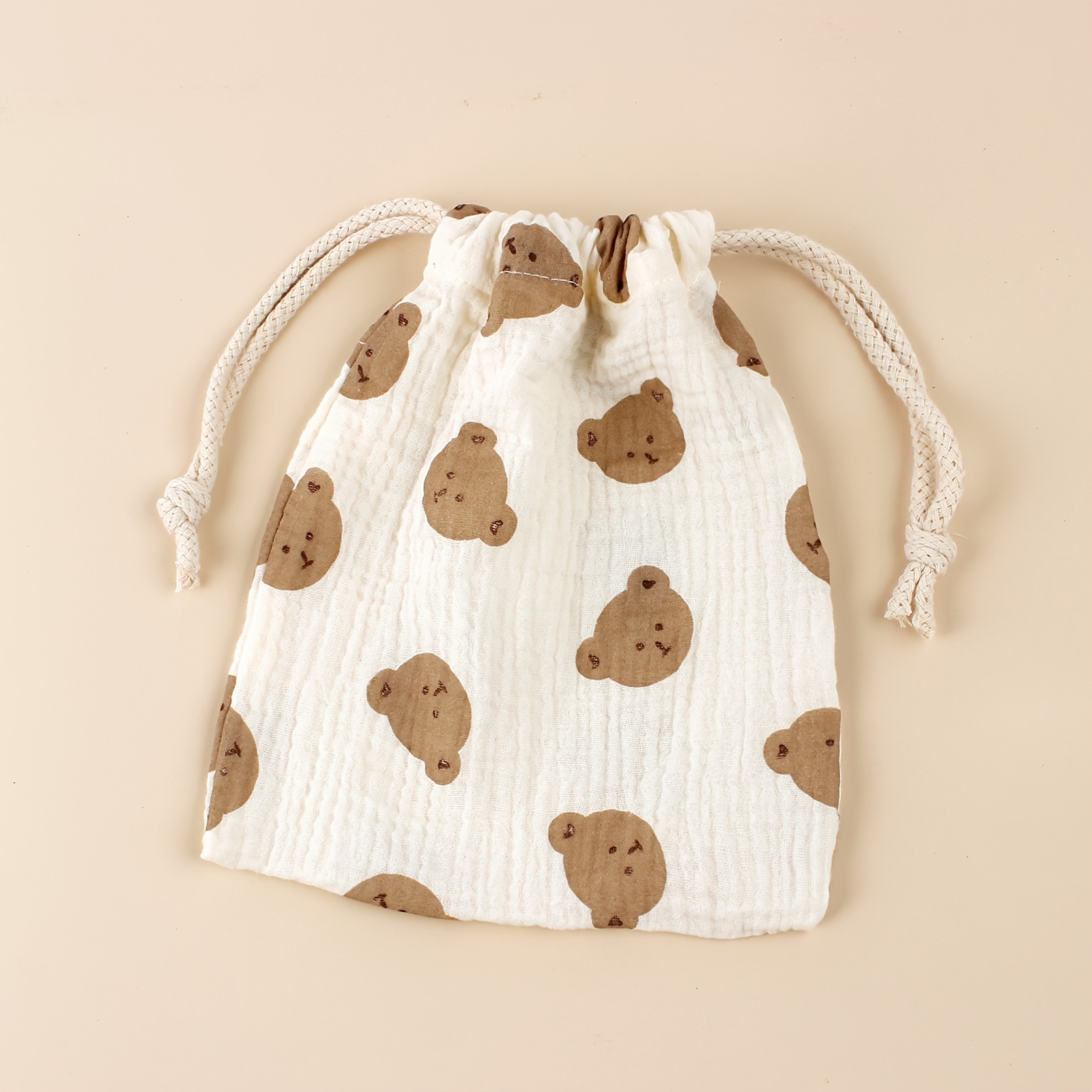 TEMU 1pz Borsa Portaoggetti Regolabile con Coulisse Stampata, Accessorio Multifunzionale Pieghevole per Passeggino, Borsa Appendibile per Passeggino,