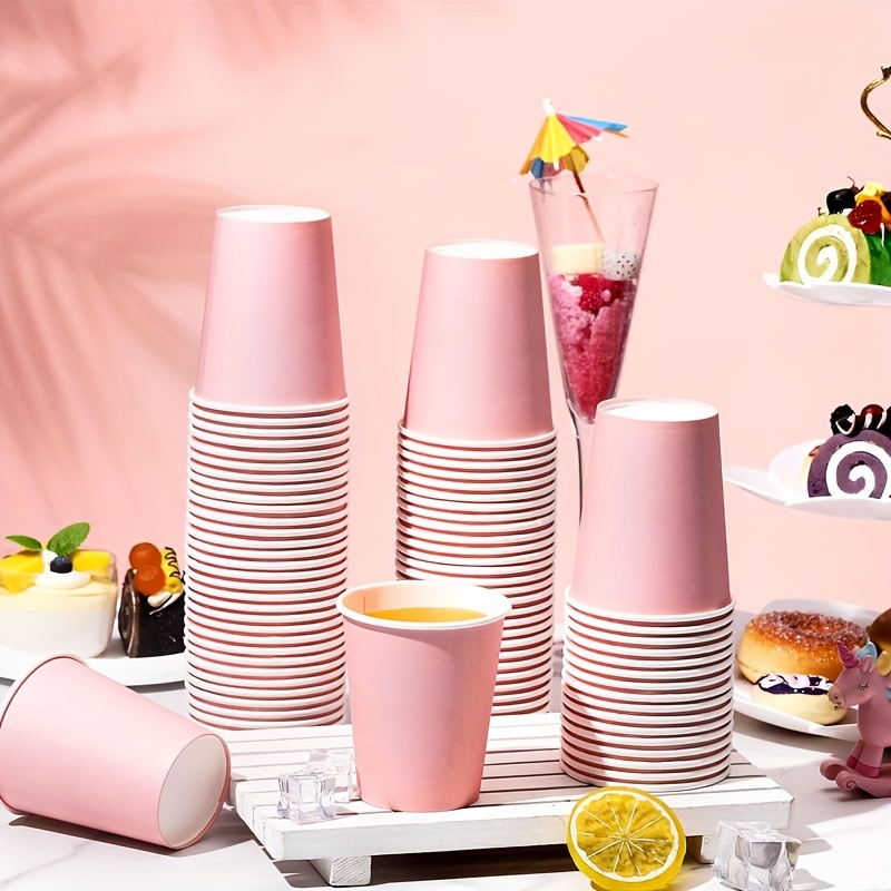 50 Pappbecher Mit Deckel & Hülle – 473 Ml, Herbst-Wildblumen Design, Für Café & Party