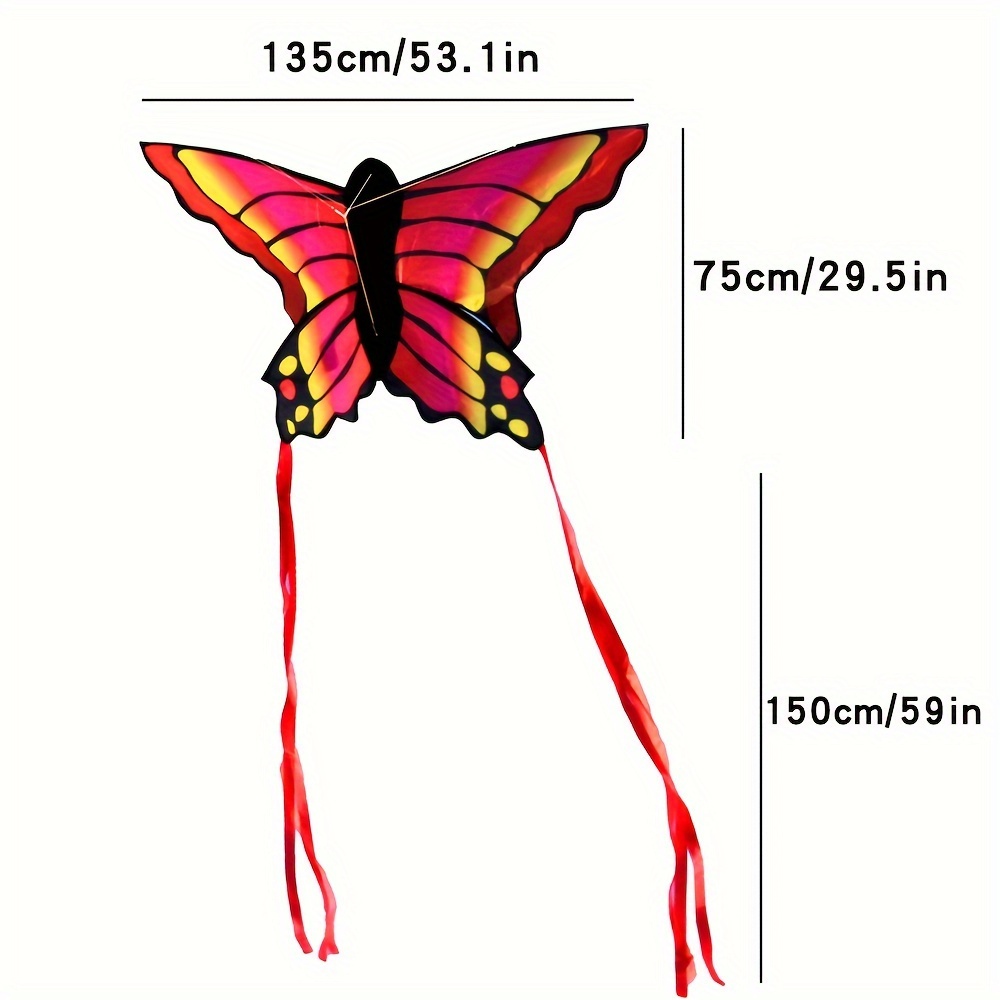Beautiful Butterfly Kite - Children's Butterfly Kite with Holding Fishing  Rod for Beach Trip and Outdoor Activities Perfect for Beginners : Buy  Online at Best Price in KSA - Souq is now