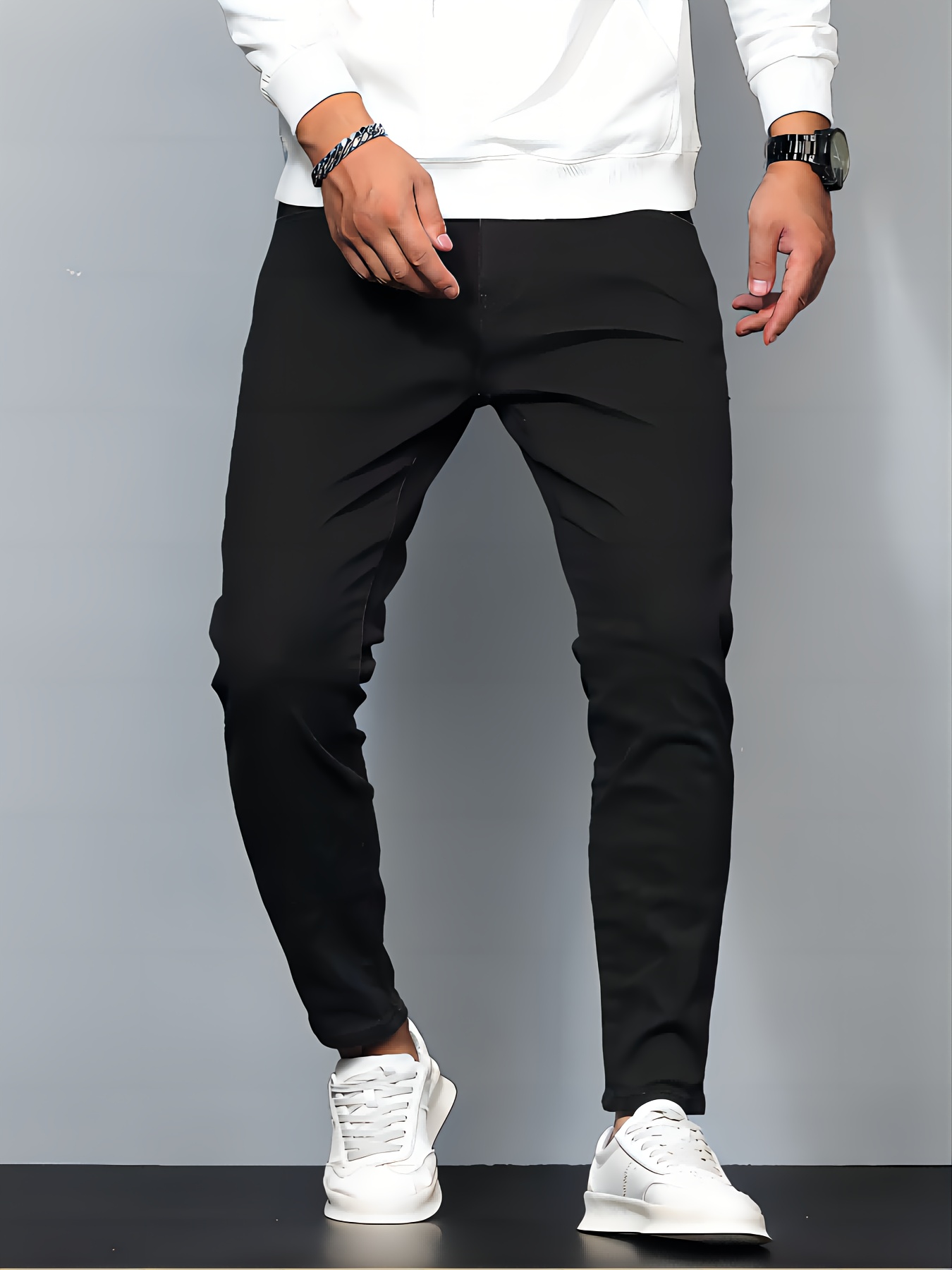 Men'S Casual Stretch Trousers