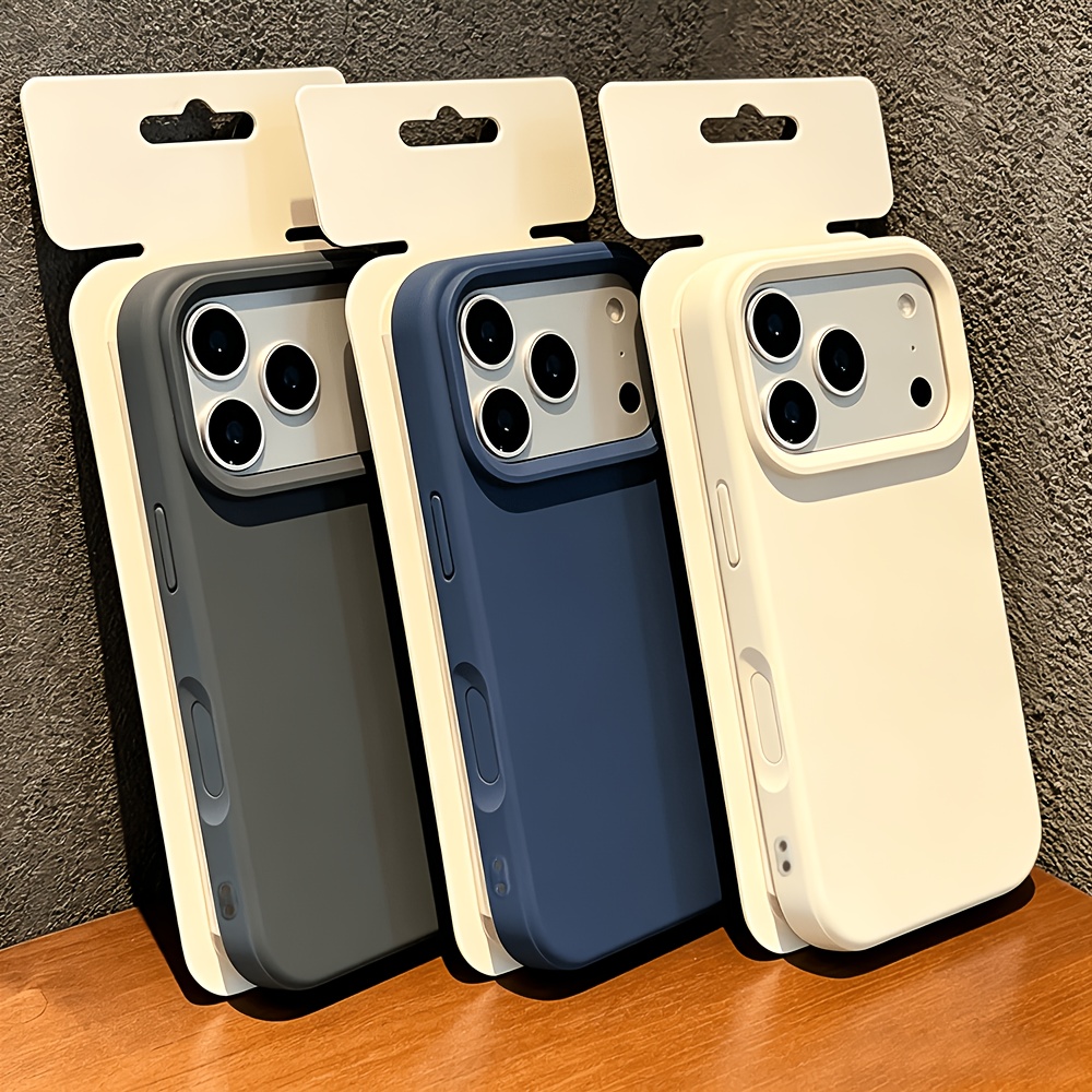TEMU Phone Case: 3pcs Drop-proof Set. Soft Slim Case For 17 Series. Ultra-thin Cover & Accessory Kit.