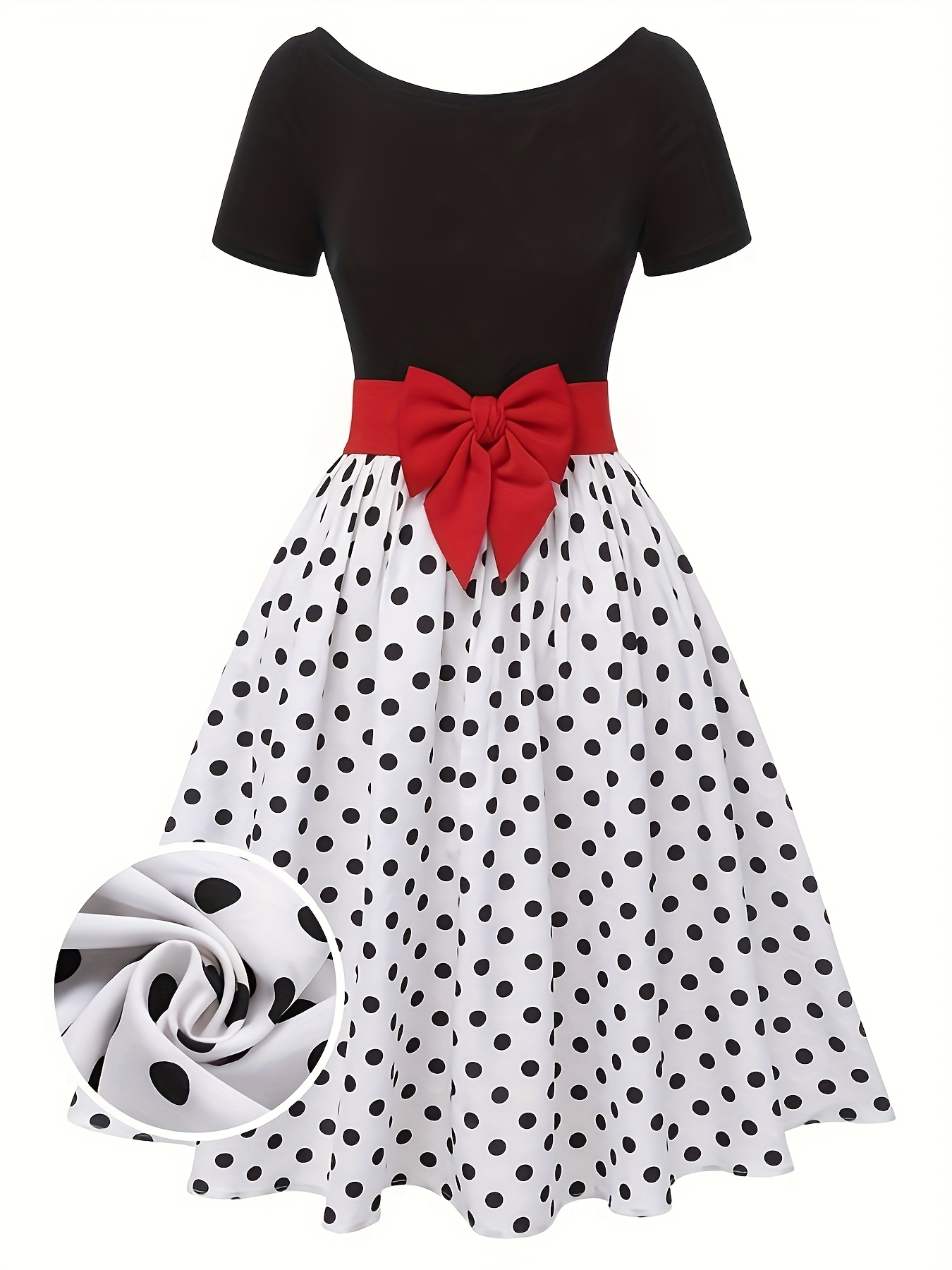 Polka Dot Fifties Dresses Amazon 50s Outfit For Women Vintage