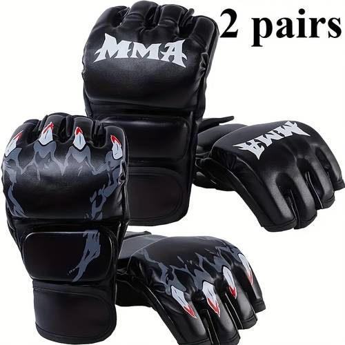 of split finger gloves adjustable boxing gloves suitable for boxing training beginners boxing combat training taekwondo and muay thai gloves training equipment and mens and womens sports boxing gloves