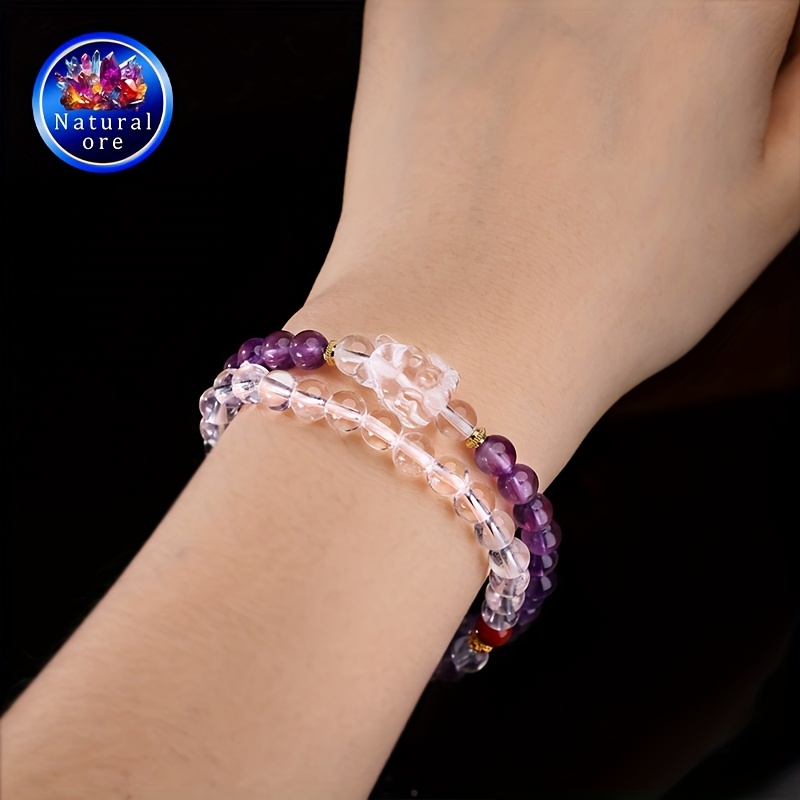 Natural Stone Bead Bracelet in Gift Box