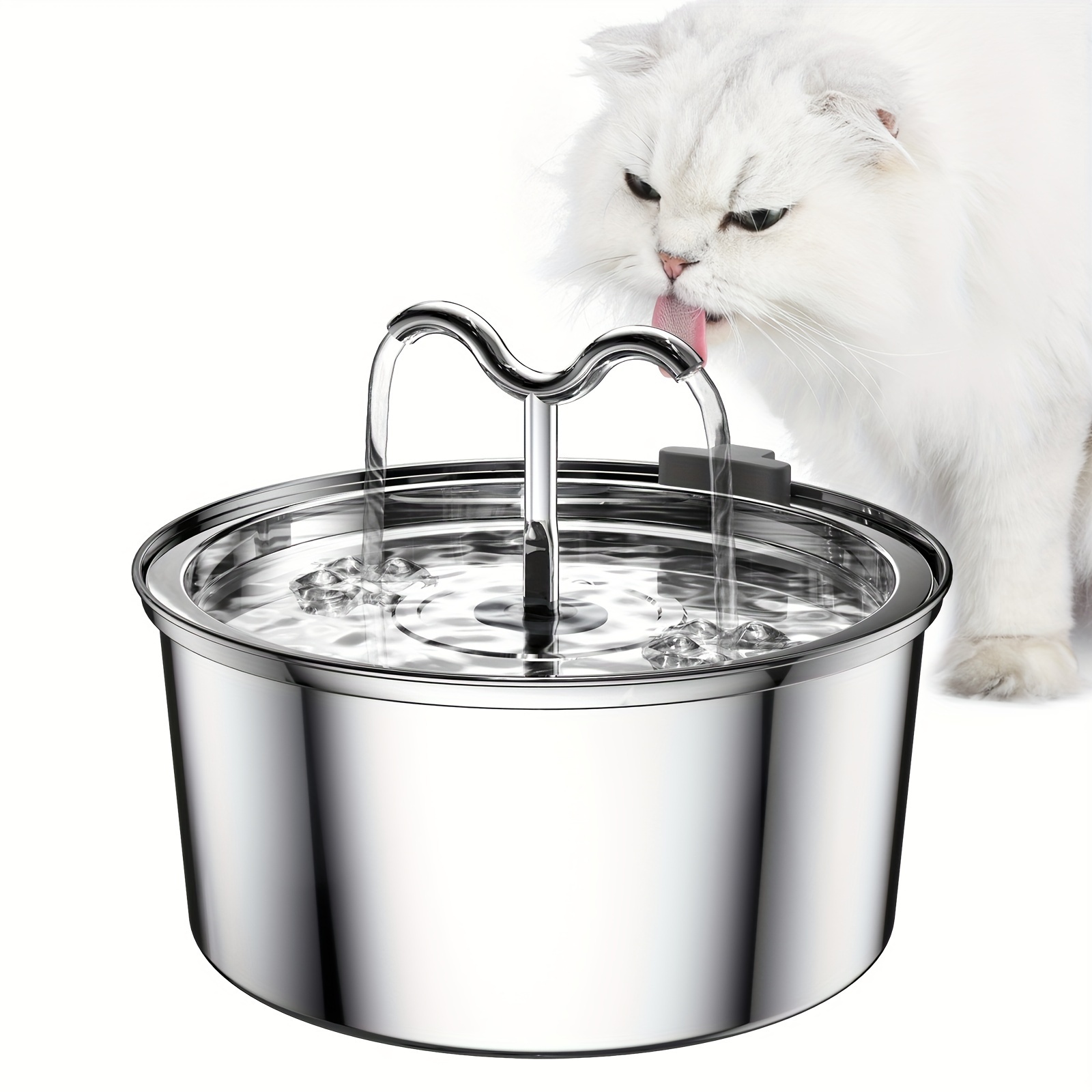 Stainless Steel Cat Water Fountain Replacement Temu