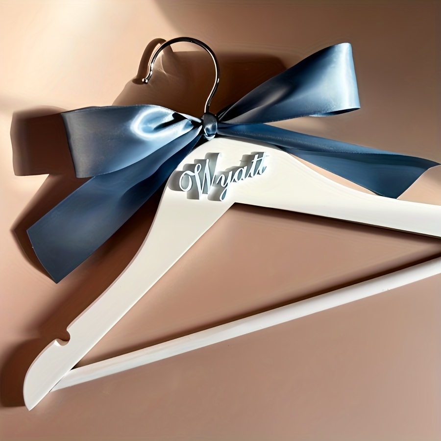 TEMU 1 pezzo Ricordo Personalizzato - /Testo Personalizzato su Appendiabiti in Legno a con - Battesimo, Regalo per 1簞 Compleanno, Targhetta con , -