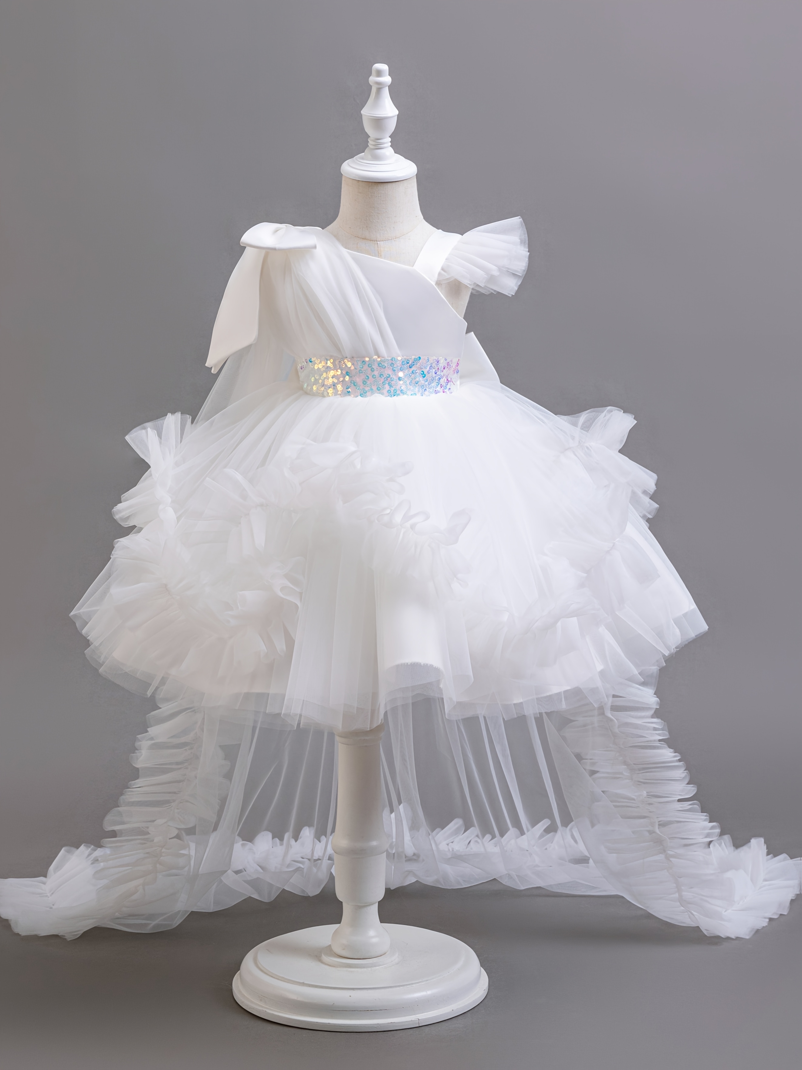 strapless open back dress Poppy Lace Baby Dress – Baby Beau and Belle main image 0