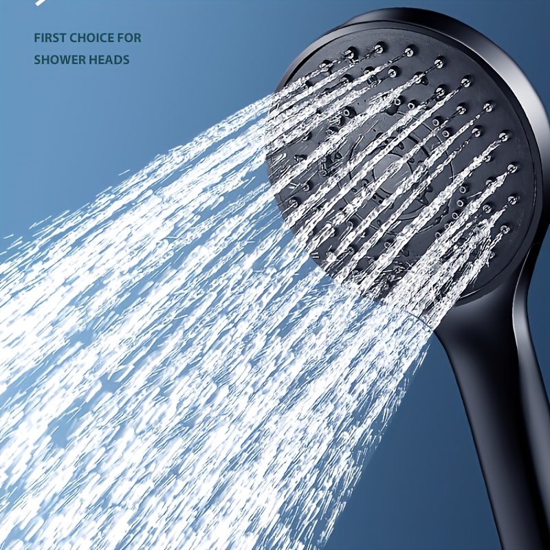 Household Pressurized Shower Head with Five-Setting Adjustable Spray