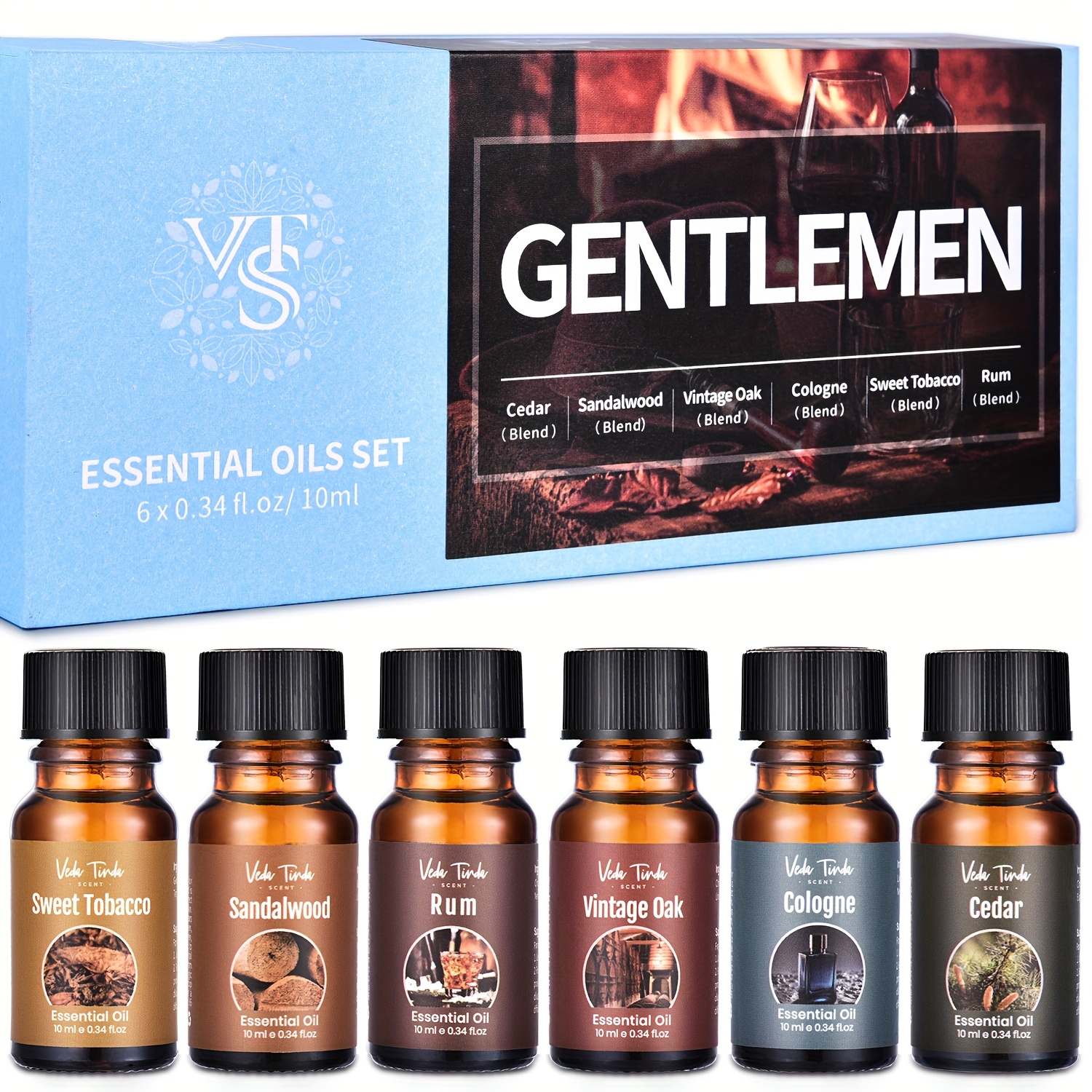 Oil Diffuser Blends Essential Oils Masculine Scents Pcs Men's