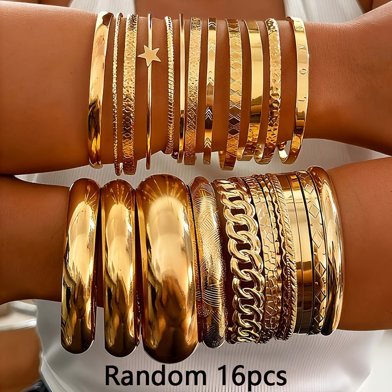 Random Versatile Daily Style Stackable Ring Set