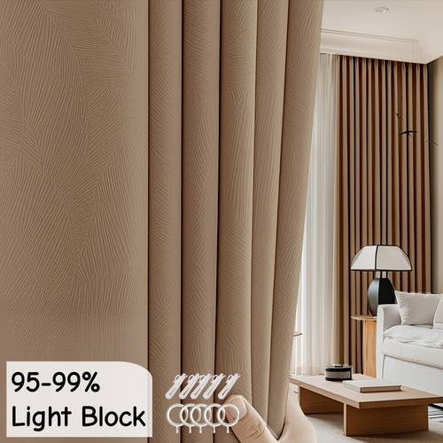 2pcs set exquisite embossed double sided different chenille blackout curtains multi functional tape top hanging design with a of different hanging suitable for most tracks and curtain rods