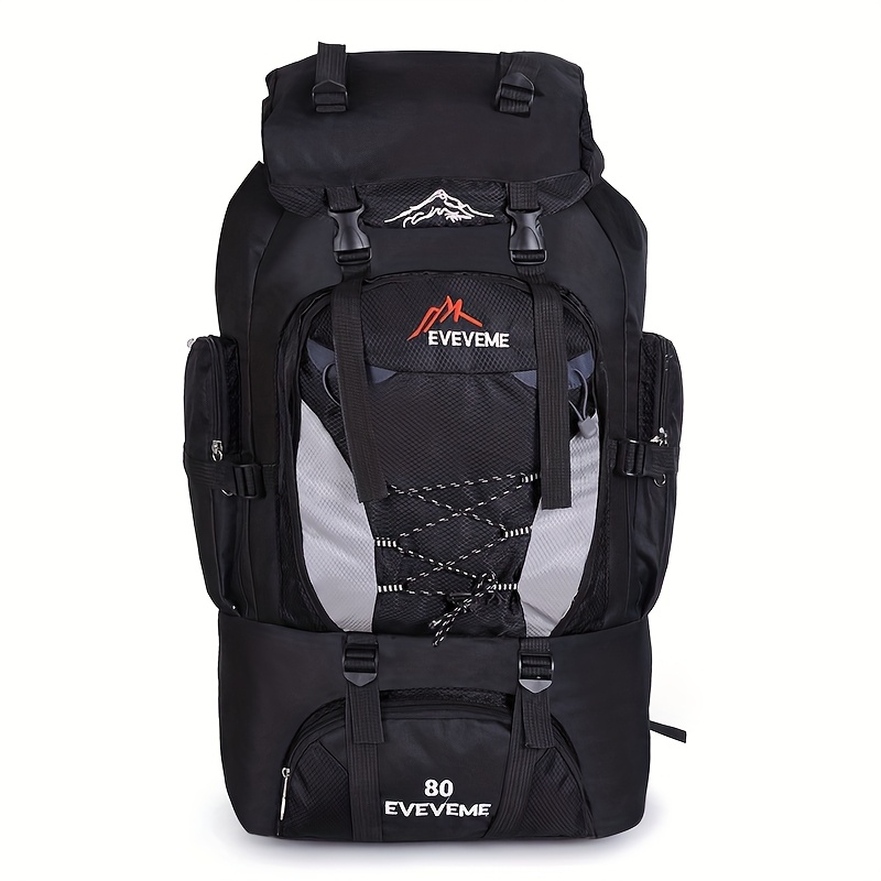 TEMU 1pc Outdoor Casual Sports Backpack, Large Capacity Backpack For Hiking Camping, Ultralight Cycling Backpack, Travel Mountaineering Bag For Men