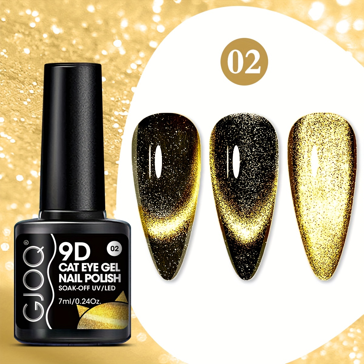 FOMIYES Katzenaugen-Magnetstäbe – 4 Stück Set Für Gelnägel, DIY Nageldesign