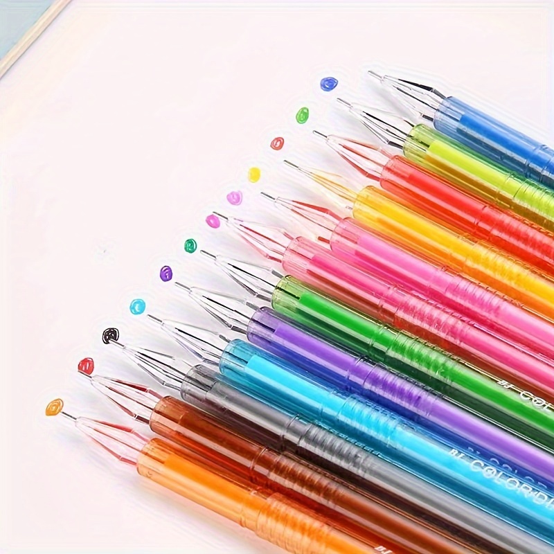 

12-color Colored Gel Pen Diamond Writing Pen Candy Color Student Supplies