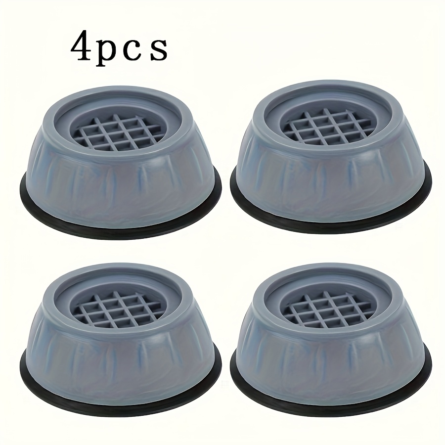 TEMU 4pcs, Washing Machine Vibration Pads, Anti-slip Shock-absorbing Support Pads, Household Furniture Noise Reduction Pads, Bottom Protection Pads