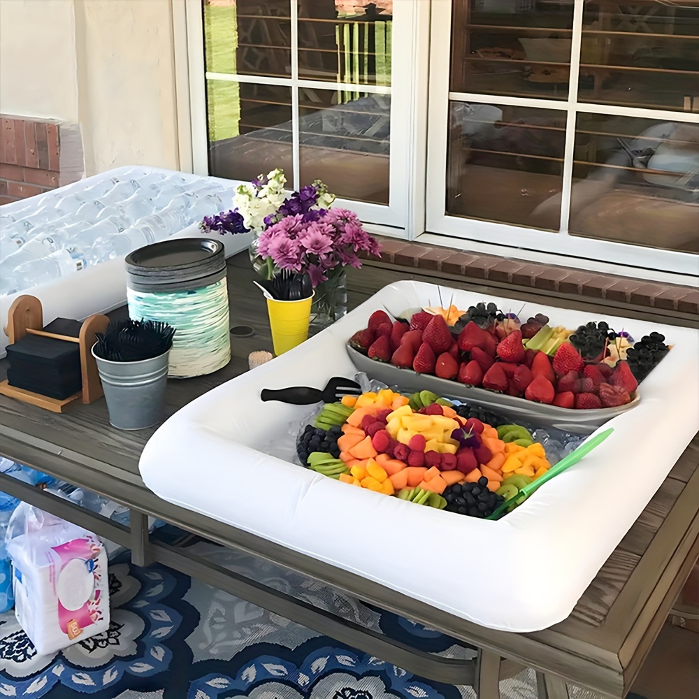 Inflatable Pool Drinks Snacks, Ideal for Summer Beach Parties  Water Fun for Halloween,Christmas Event Party Supplies