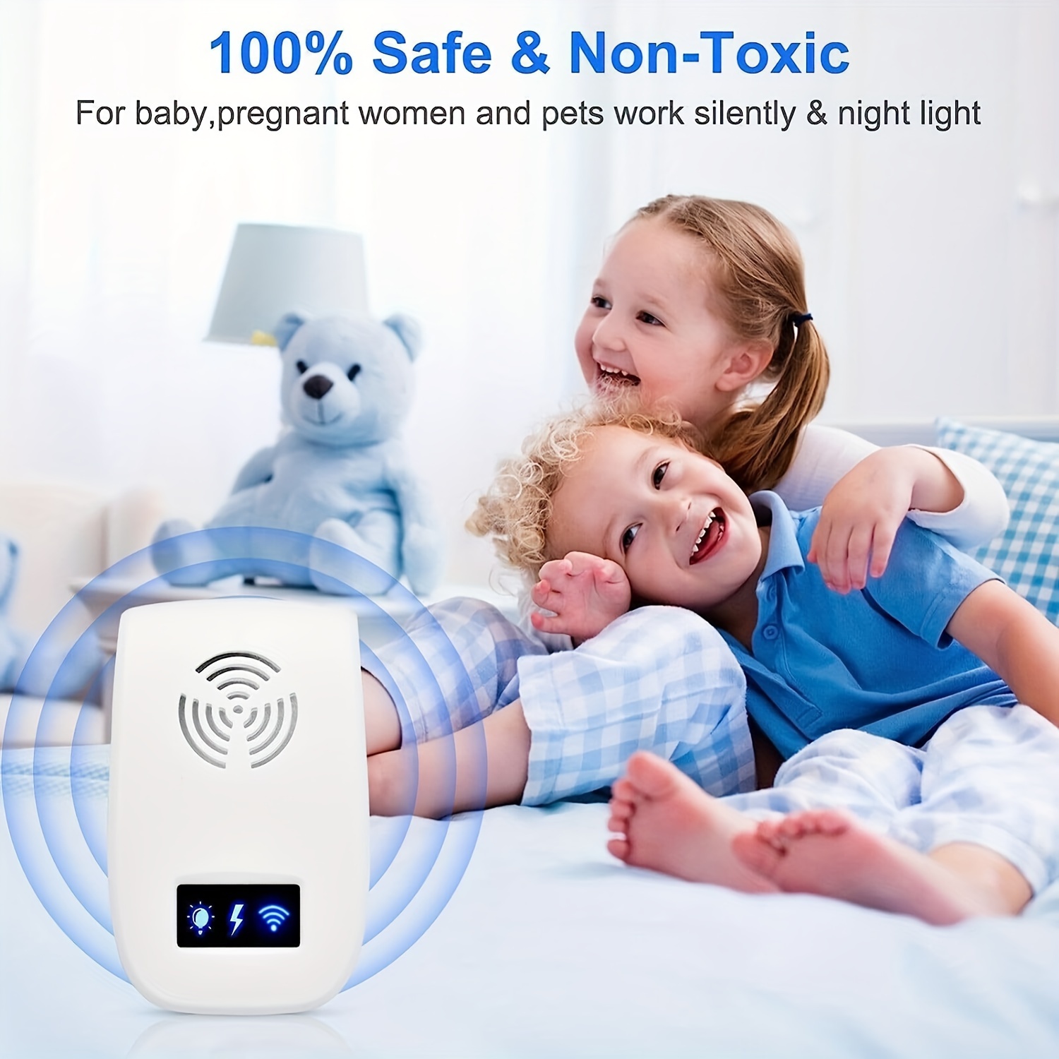 Ultrasonic Pest Repeller Electronic Mice Repellent Indoor Pest Repellent Ultrasonic Plug In For Mice Roach Spiders Ants Flies Bugs White 6 On Temu And start Saving Temu details 1