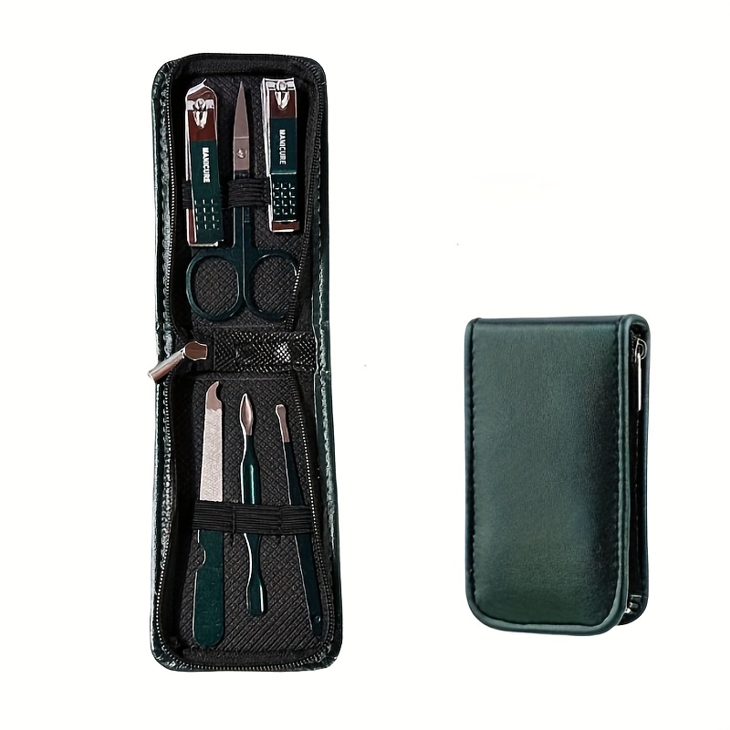 Nail Clipper Set Nail Scissors Home Nail Pliers Tools For Foot Nail Trimming Scissors Ear Pick Nose Hair Special Portable Luxury Manicure Sets Pedicure Kits Nail Clipper Set Personal Care Tools