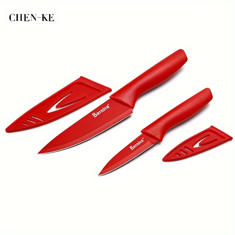 TEMU 2pcs Fruit Knife Steel Fruit Knife Household Paring Knife Knife Kitchen Knife Knife Set