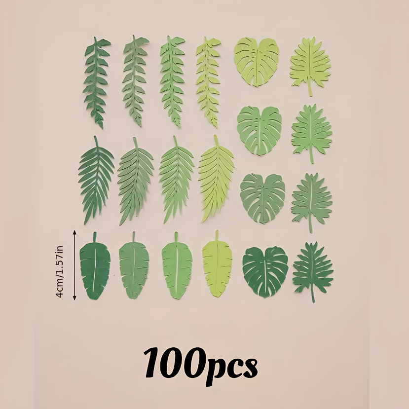 Party Decorations 1 Bag Palm Leaf Confetti For Table Suitable For Jungle Birthday Party, Baptism, Wedding Party Supplies